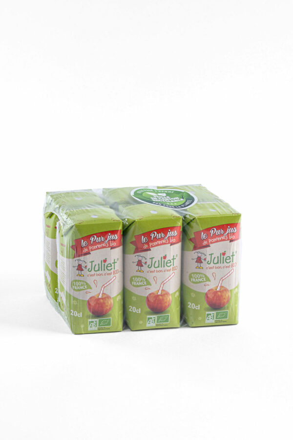 Tétra jus de pomme Bio Juliet 20cl x 6