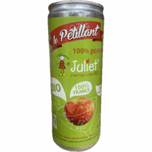 Pétillant de Pommes Bio Juliet canette de 25cl